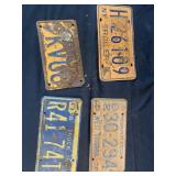 License plates NY-?PA-?PA-1964WV-1976