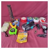 Box Lot - Duck Tape, Tool/flashlight combo, Tape