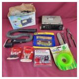 Box Lot - Rechargeable Radio, Jeep Car radio,