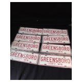 8 Greensboro License Plates