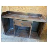 Wooden cabinet 47Wx26Hx17D
