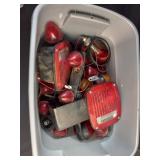 Tote Of Lights, Car Lights, etc