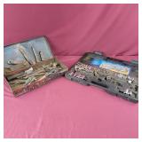 Metal Tool Box full of tools (wrenchs, putty