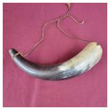 Gun Powder Horn- Missing Tip