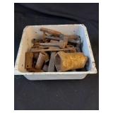 Metal Tub of Socket Pieces and Miscellaneous Tools