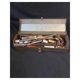 Tools Box Full of Wrenches and Socket Pieces