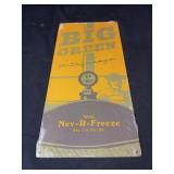 Big Green Anti Freeze Tin Sign