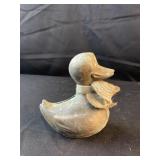 Small Brass Duck penny bank