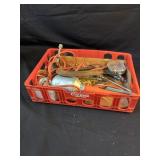 Coca Cola Plastic Crate Full of Tools