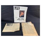 LIFE magazine on John F Kennedy 1964 Winston