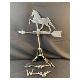 Saddlebred Horse Weathervane  E is broken off