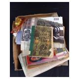 Box Lot of Books and Older Magazines