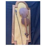 Wooden Decorative violin Home decor