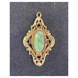 Necklace pendent  12k gold filled