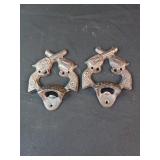 Cast Iron Gun Bottle Openers