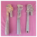 3 Pipe Wrenchs