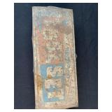 Metal Handy Andy tool box with some tools