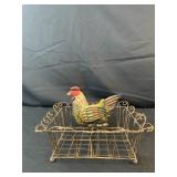 Chicken Metal Egg Basket