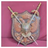 Coats of Arms Wall Mount - Leather Shield