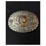 Native American Cheiftain Belt Buckle