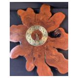 Vintage clock 33x29 with repaired damage