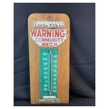 Little Elkin Warning Community Watch sign with