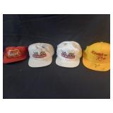4 Racing Caps (2 Signed)