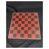 Wooden Checkers Board