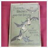 1900 Farmer Brown and The Birds Book by Frances