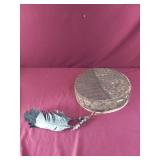 Faux Native American Drum (Decorative) - Backside