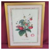 Les Fraises Rouges (Strewberry) Print 12x15