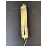 Antique Brass 25lb Hanging Scale, Chatillon
