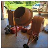 Orange Central Machinery 3.5 cubic ft Cement Mixer