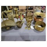 Brass Planter, Brass Candle Holder, Brass Basket