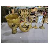 Brass Candle Holders, Brass Pot