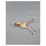 Antique Footed Candle Wick Scissors