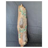 Decorative wood owls