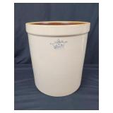#5 Blue Crown Stoneware Crock 13¾" tall 12" wide