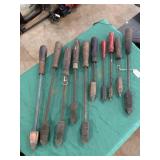 Box lot of Vintage Soldering Irons lengths and