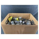 Box lot of Vacuum Tubes various sizes