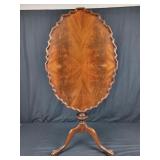 Claw Foot Folding Side Table 28" wide 20" deep