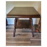 Spiral Leg Side Table 24x24x29T