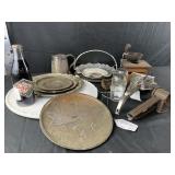 Various vintage kitchen utensils s&p shakers