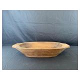 Antique wooden Dough Bowl