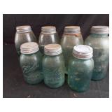 7 Various Ball Mason Jars