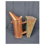 Vintage Copper Beekeepers Smoker