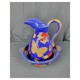 Butterfly Pitcher & Basin
