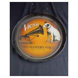 Victor Records Tin Plate Decorative