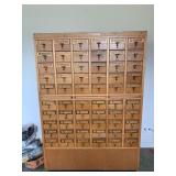 Vintage Remington Rand Library Card Catalog