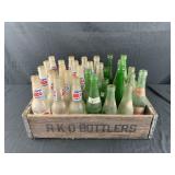 Vintage Pepsi Products in RKO Bottlers wooden